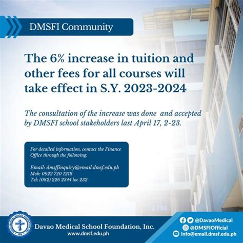 Tuition Fees for SY 2024.